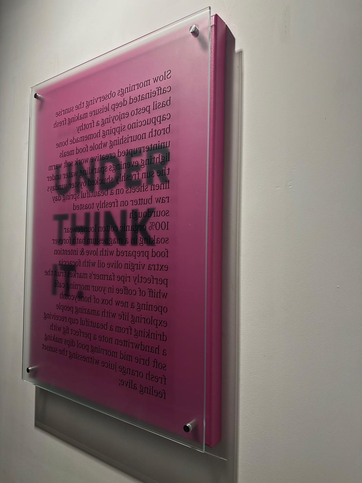 UNDER THINK IT